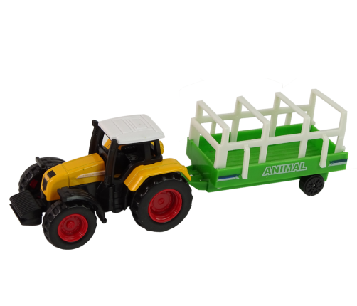 Farm Set Tractor Trailer Horse 1:64