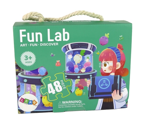 Puzzles For Kids Laboratory Jigsaw Puzzle 48 elements.