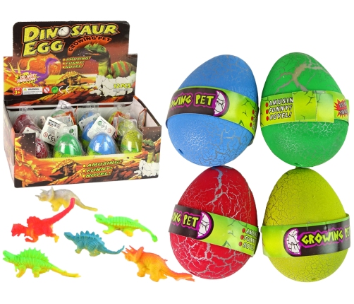 Hatching Magic Dinosaur Egg Growing 6 cm Colorful.