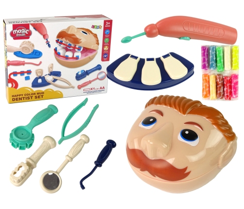 Kit Dough Dentist Accessories 10 Colors