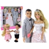 Anlily Children's Dolls Young Couple With Children