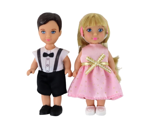 Anlily Children's Dolls Young Couple With Children