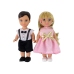 Anlily Children's Dolls Young Couple With Children