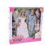 Anlily Children's Dolls Young Couple With Children