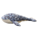 Plush Whale Mascot Gray 50 cm