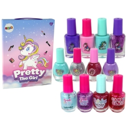 Beauty Nail Polish Set 12 Pieces Colors Glitter