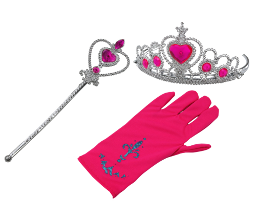 Little Princess Accessories Set Wand Glove Crown Braids