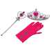 Little Princess Accessories Set Wand Glove Crown Braids