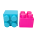 Large Construction Blocks in a Bag Colorful Stickers 12 Pieces