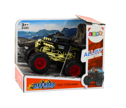 Vehicle Car with friction drive, off-road, black