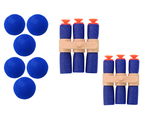 Dart Gun Foam Balls Plane Launcher Shield Set 5in1