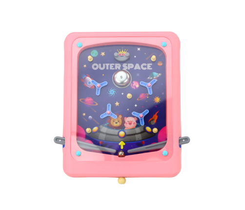 Space Arcade Game Flipper Board Pink