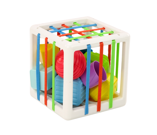 Educational Cube Sorter For Babies, Colorful Blocks