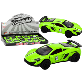 Car Sports Car 1:32 Friction Drive Metal Green