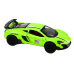 Car Sports Car 1:32 Friction Drive Metal Green