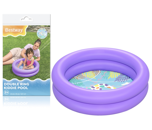 Inflatable Pool Purple 61 cm x 15 cm Bestway 51061