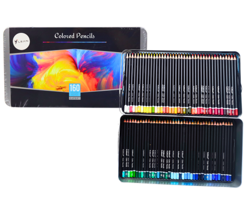 Large Set of Artistic Pencils 160 Pieces of Colors