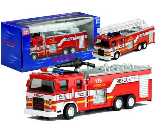 Fire Rescue Truck with Ladder 1:32