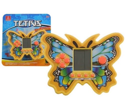 Brick Game Tetris Butterfly Yellow