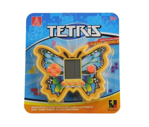 Brick Game Tetris Butterfly Yellow