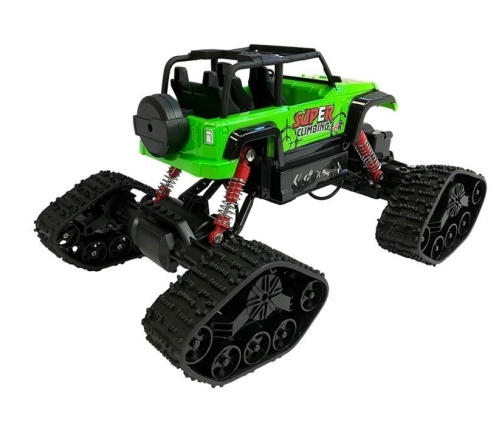 Offroad R/C Jeep Car 4x4 Lime Green