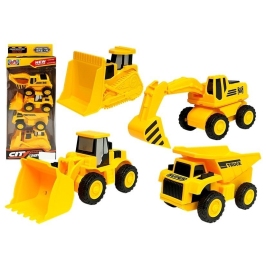 Construction Vehicle Set 4 pieces Frictional Drive