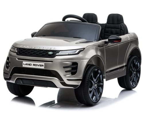 Divvietīgs bērnu elektromobilis Range Rover Evoque Silver Painted