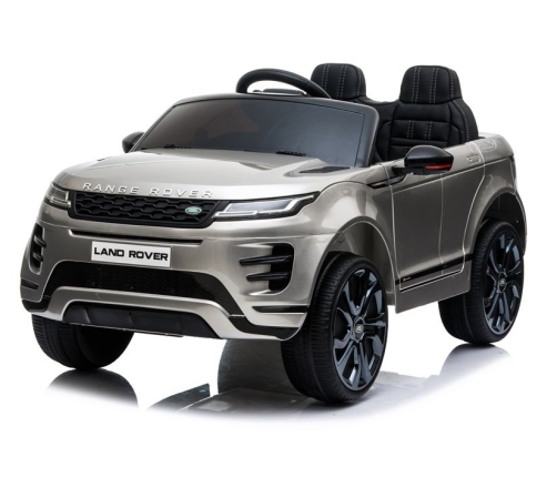 Divvietīgs bērnu elektromobilis Range Rover Evoque Silver Painted