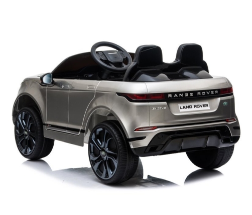 Divvietīgs bērnu elektromobilis Range Rover Evoque Silver Painted