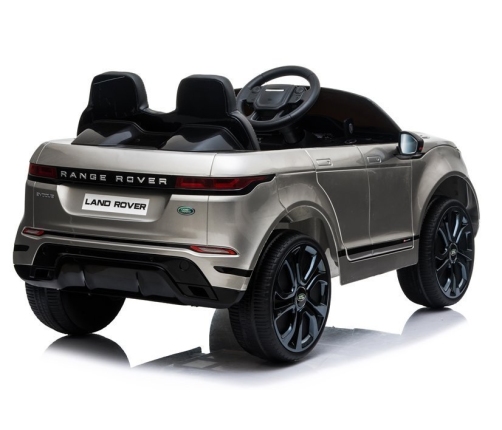 Divvietīgs bērnu elektromobilis Range Rover Evoque Silver Painted