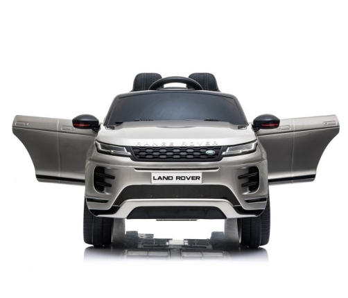 Divvietīgs bērnu elektromobilis Range Rover Evoque Silver Painted