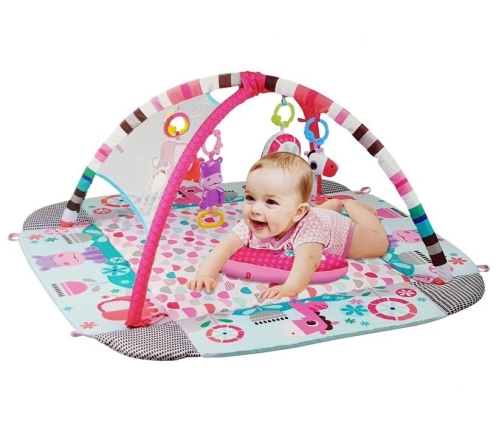 Large 5-in-1 Educational Mat with Hippo Headbands