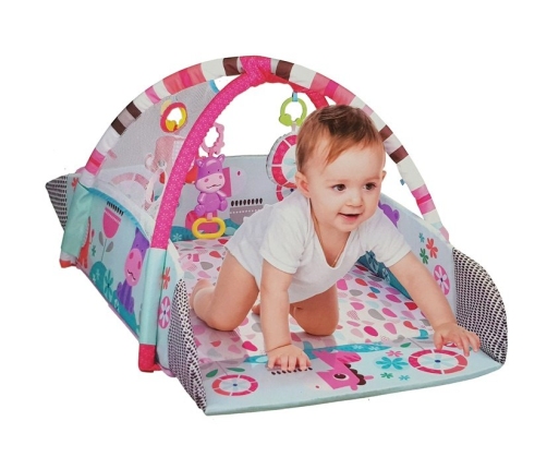 Large 5-in-1 Educational Mat with Hippo Headbands