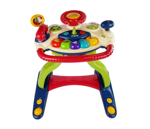 3-in-1 Interactive Baby Stroller Baby Steering Wheel Sound Melodies Animals