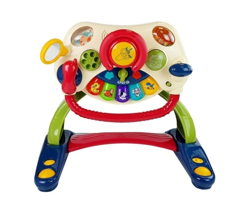 3-in-1 Interactive Baby Stroller Baby Steering Wheel Sound Melodies Animals