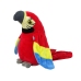 Interactive Talking Red Parrot Repeating Words