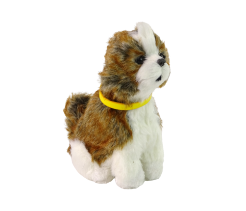 Interactive Plush Dog Soft fur Shitzu breed