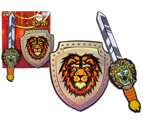 Knights Sword Shield Kit Foam EVA Lion