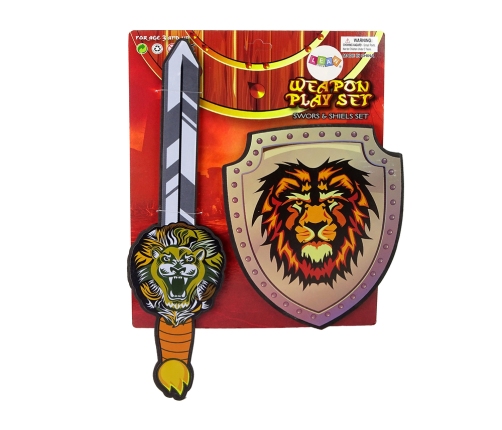 Knights Sword Shield Kit Foam EVA Lion