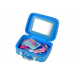 Beauty Set in a Blue Cosmetics Case