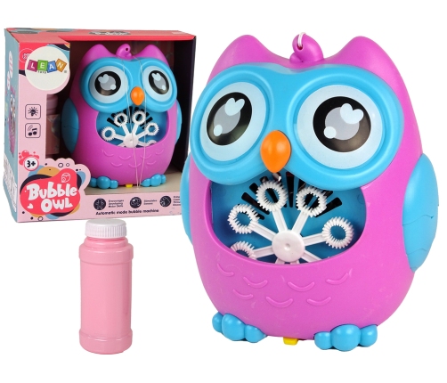 Soap Bubble Machine Owl Sound Pink