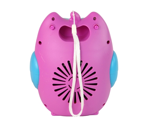 Soap Bubble Machine Owl Sound Pink