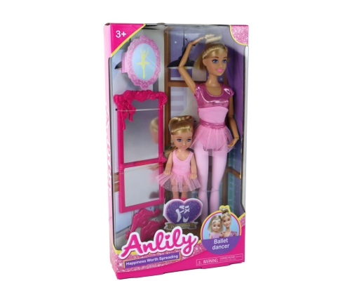 Anlily Mother and Child Ballerina Dolls