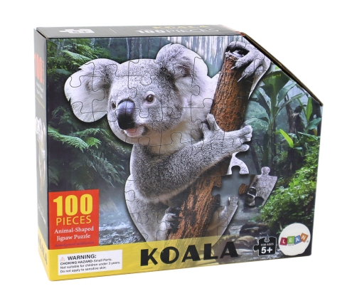 Puzzle 100 pieces Koala Theme On Tree Animals