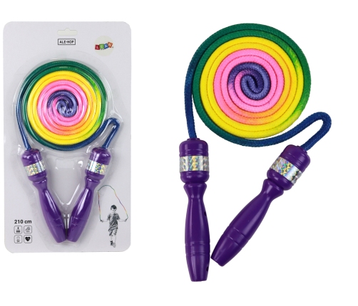 Rainbow Jump Rope Purple Hands Movement Motor Coordination