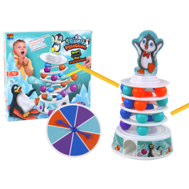 Arcade Game Penguin Balls Slide Tower Balls