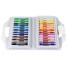 Set of Colored Acrylic Markers in a Suitcase, 24 Pieces