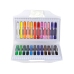 Set of Colored Acrylic Markers in a Suitcase, 24 Pieces