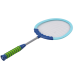 Set of 2 Badminton Rackets Blue Badminton Shuttlecocks