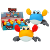 Bath Toy Wind Up Crab Walks Swims Blue Yellow